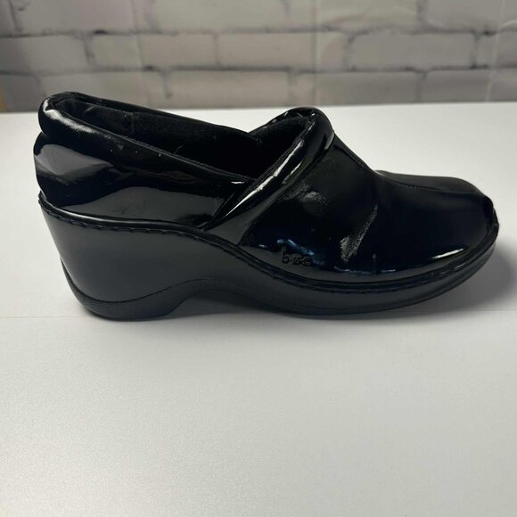 b.o.c. Shoes - B.O.C Peggy Patent Leather Clogs – Black Slip-On Comfort Shoes – Size 8